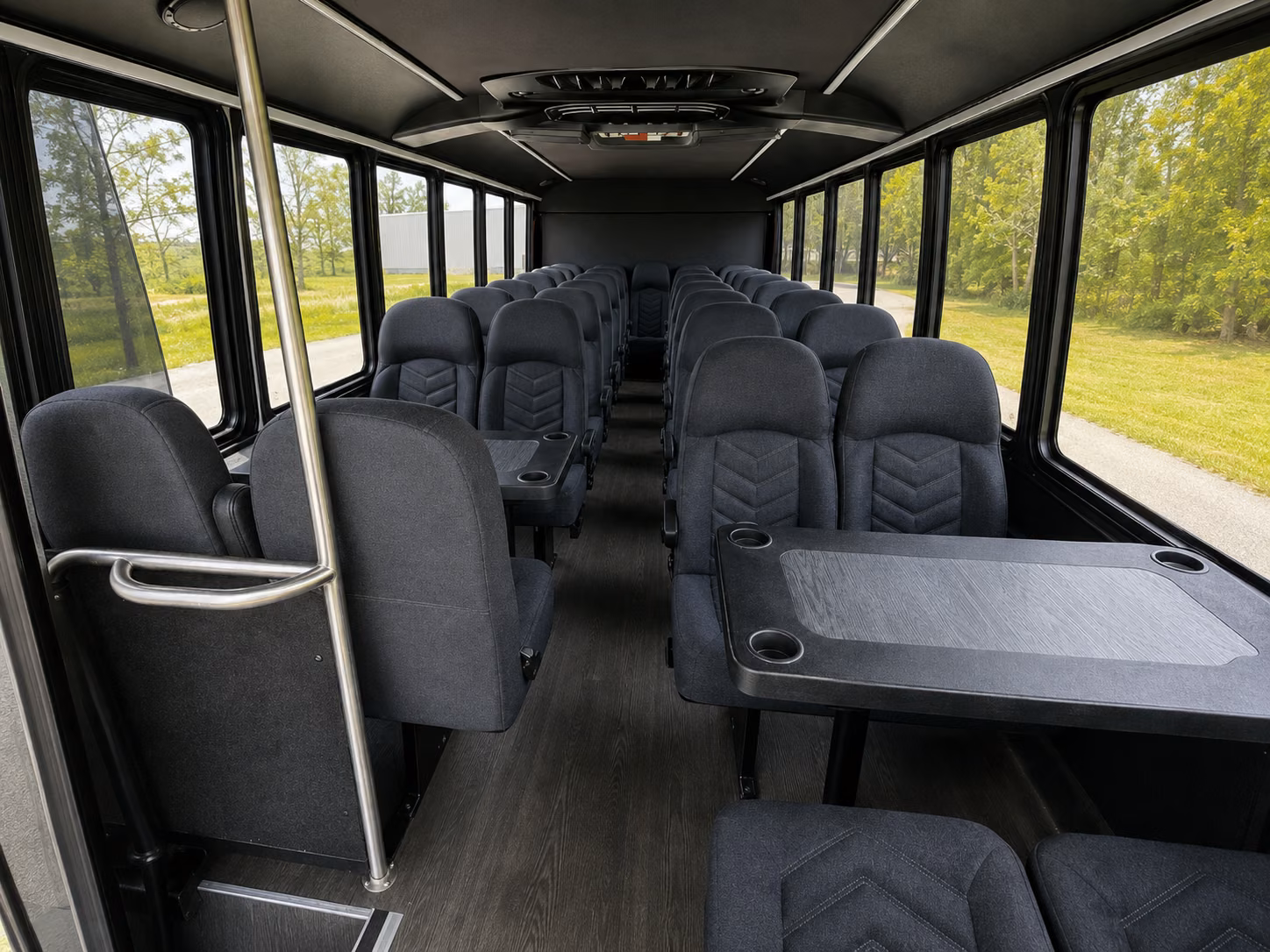 18 passenger minibus inside