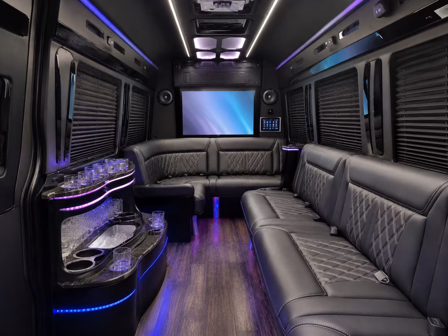bus rental options for north charleston trips