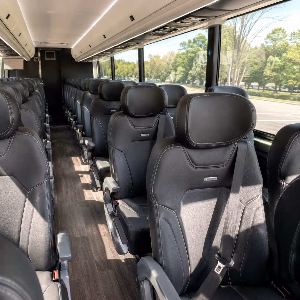 charter bus shuttles between jbc air base and naval weapons station
