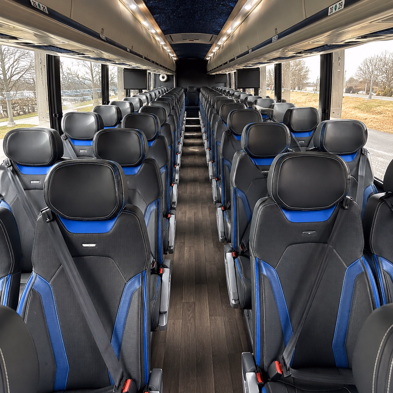 charter buses for boeing mercedes benz and lowcountry manufacturing groups
